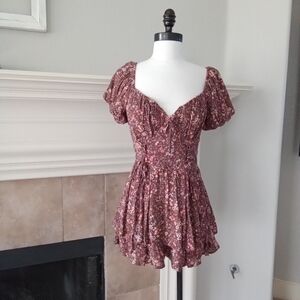 Floral Puff Sleeve Dress